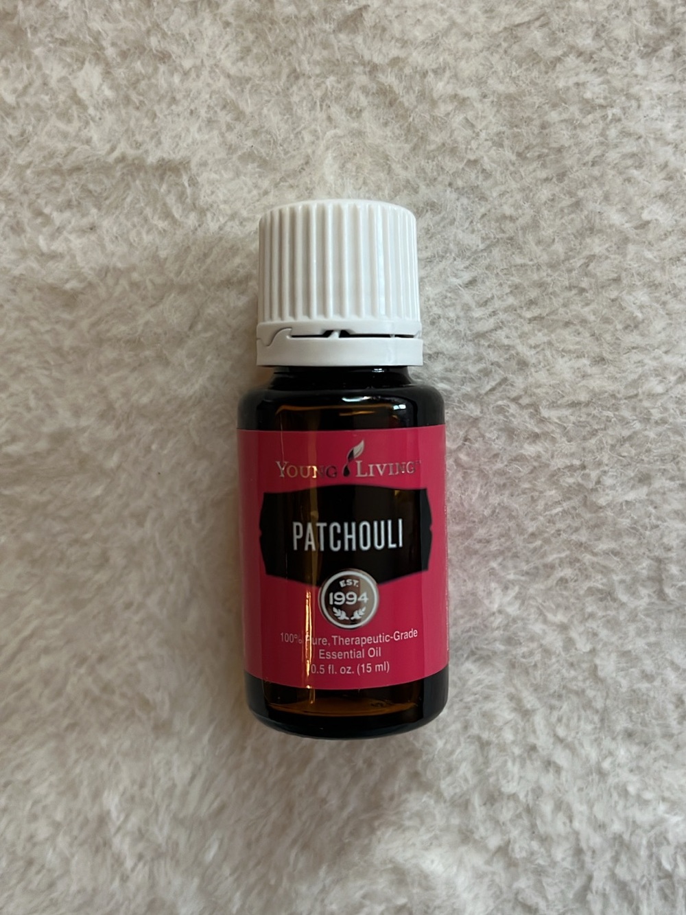 Young Living Patchouli Essential Oil - Pink Label Bottle